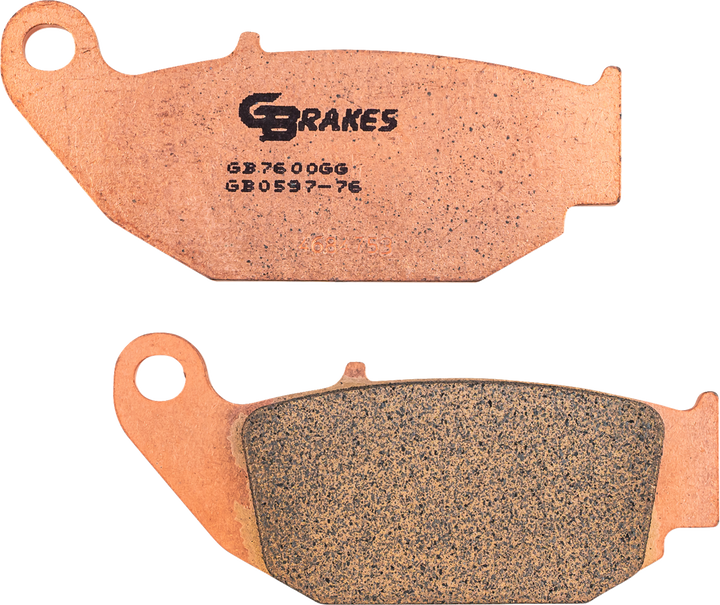 Gbrakes Brake Pads - Sintered - Rear GB0597-76