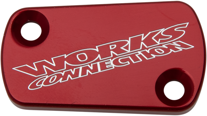 Works Connection Clutch Cover - Red - Honda/Kawasaki/Yamaha 21-151