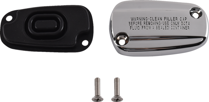 Drag Specialties Rear Master Cylinder Cover - M8 Softail - Chrome 1731-0783