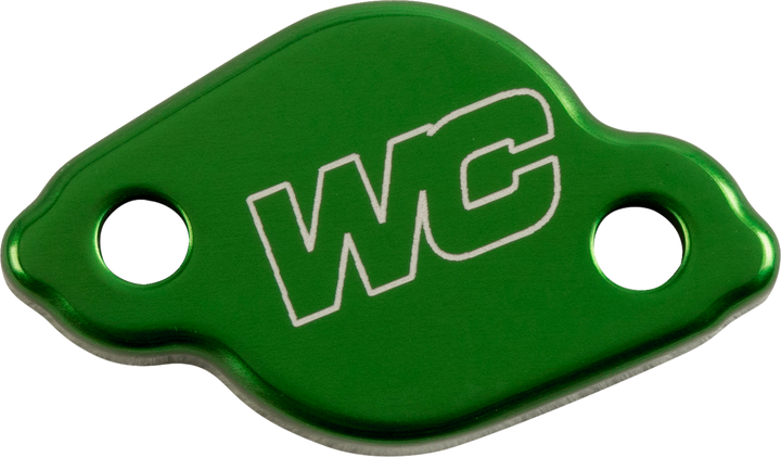 Works Connection Rear Brake Cap - Green - Kawasaki 21-718