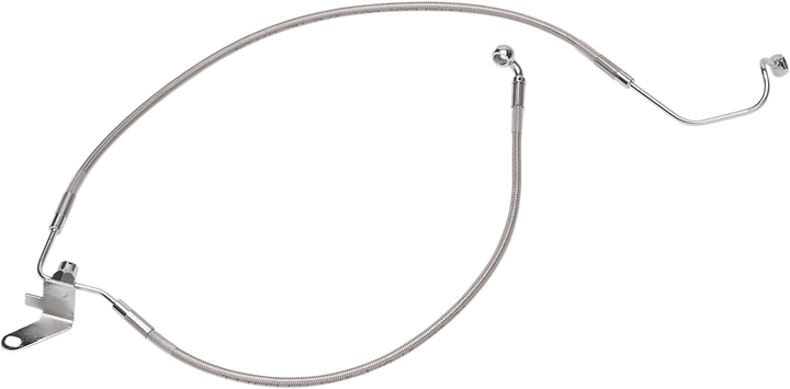 Drag Specialties Brake Line - Rear - Stainless Steel 1741-0211
