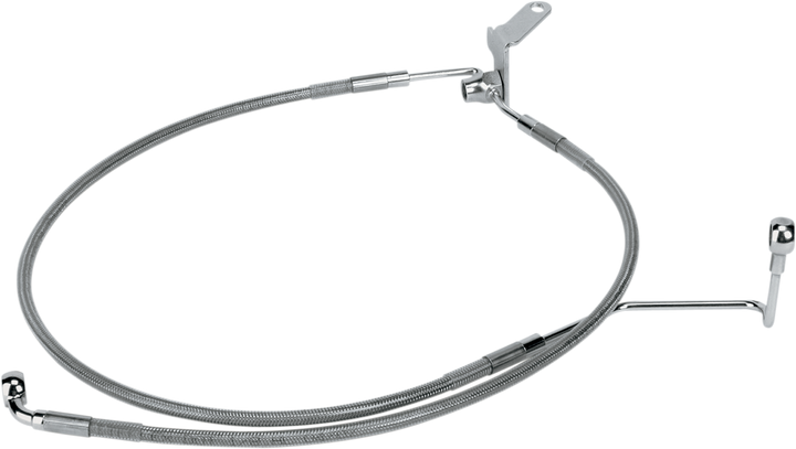 Drag Specialties Brake Line - Rear - +3" - Softail 1741-0708