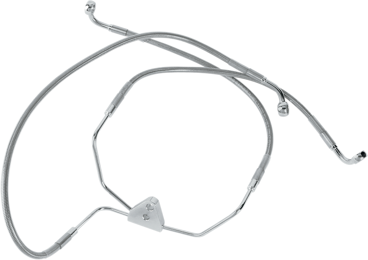 Drag Specialties Brake Line - Front (Lower/Upper) - Stainless Steel 1741-0868