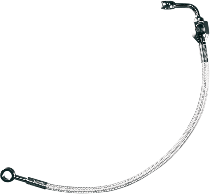 Magnum Shielding Brake Line - Rear - Polished Stainless 5616
