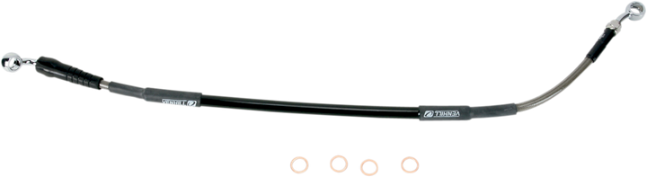 Moose Offroad Brake Line - Rear - Stainless Steel - Yamaha Y01-2-034/P
