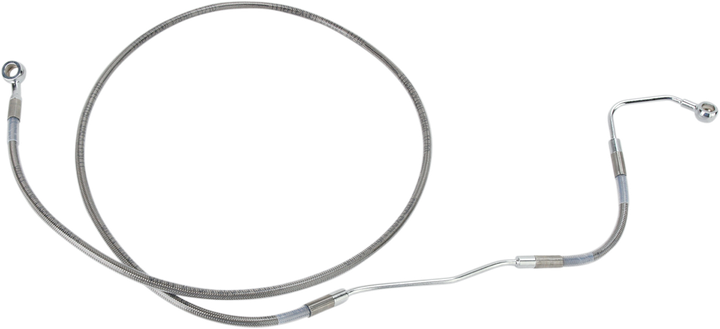 Drag Specialties Brake Line - +10" - Stainless Steel - Abs 1741-2931