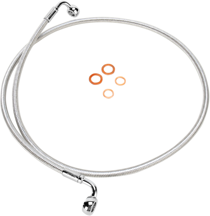 Magnum Shielding Brake Line - 90/90° - 42" - Sterling Chromite Ii 36242SW