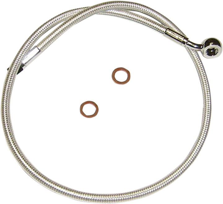 Magnum Shielding Brake Line - 10 Mm-35° - 38" - Sterling Chromite Ii AS37138
