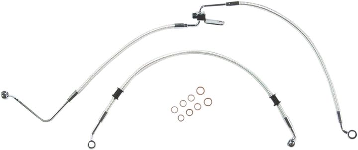 Magnum Shielding Brake Line - Rear - Abs - Sterling Chromite Ii AS3622