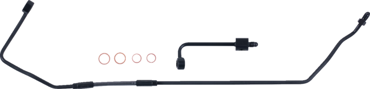 Magnum Shielding Brake Line Kit - Mc To Hcu - Rear - Black Pearl AS4626