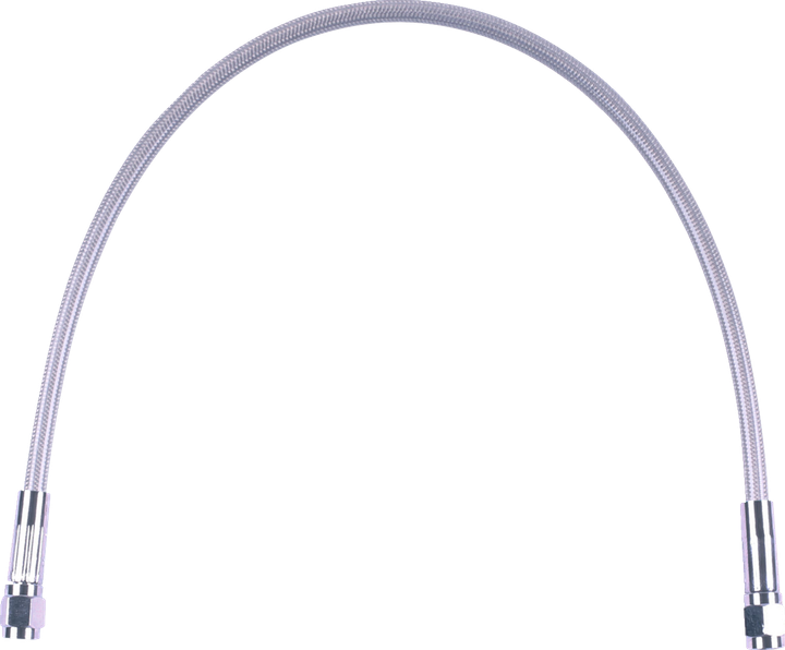 Magnum Shielding Universal Xr Brake Line - 18" - Stainless W/ Chrome Fittings SSC0500-18