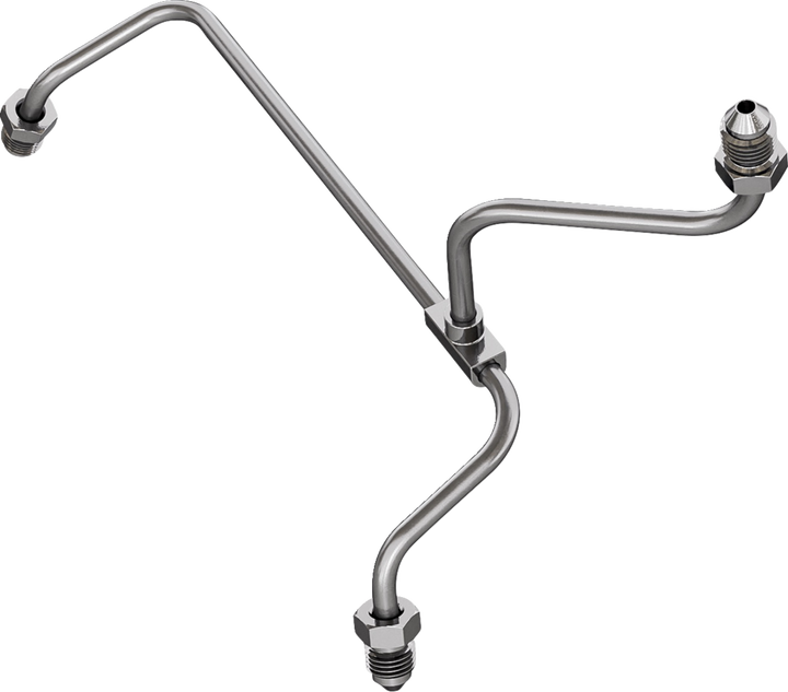 Goodridge Brake Line Tee Fitting - Front - Flh/Flt '14-'23 Non-Abs Models PMCHD-028C