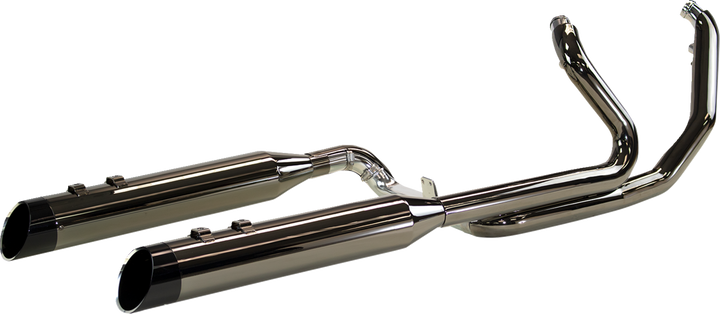 Khrome Werks 2-Into-2 Dominator Exhaust System With 4-1/2" Mufflers - Eclipse - Fl 201445