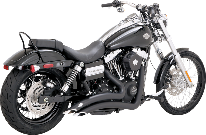 Vance & Hines 2-Into-2 Big Radius Exhaust System - Matte Black 46081