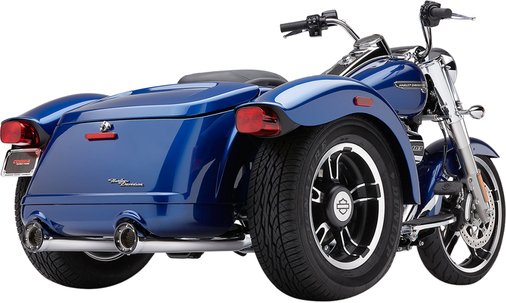 Cobra Rpt Mufflers - Chrome - '15-'20 Freewheeler 6300