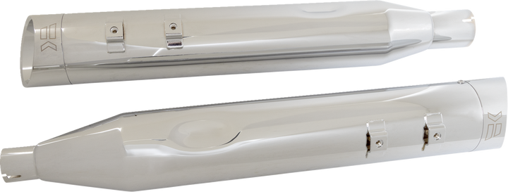 Khrome Werks 4-1/2" Hp-Plus Slip-On Mufflers - Chrome Edge 202665