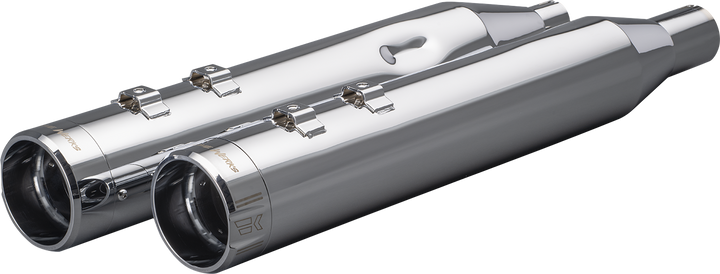 Khrome Werks 4-1/2" Hp-Plus Slip-On Mufflers - Chrome Klassic Tip 202925