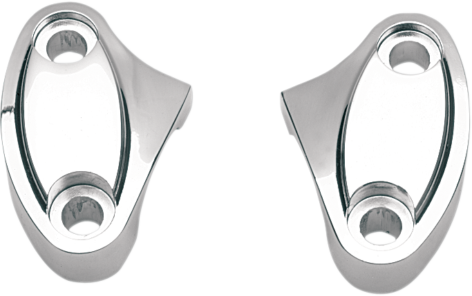 Drag Specialties Handlebar Riser Clamp - Two-Piece - Chrome 1803-7506