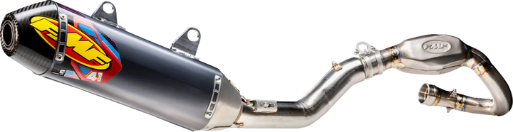 Fmf Factory 4.1 Rct Exhaust System - Stainless Steel - Carbon End Cap 42405