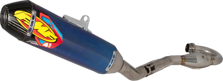 Fmf Factory 4.1 Rct Exhaust System - Titanium - Carbon End Cap 42406