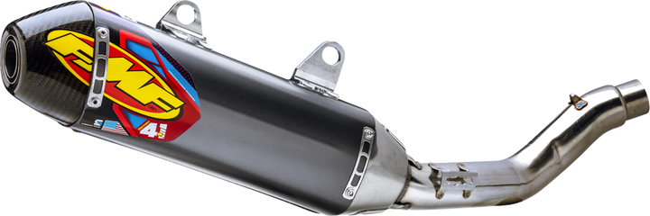 Fmf Factory 4.1 Rct Slip-On Muffler - Aluminum/Stainless Steel - Carbon End Cap - Honda Crf250 R/Rx 41618