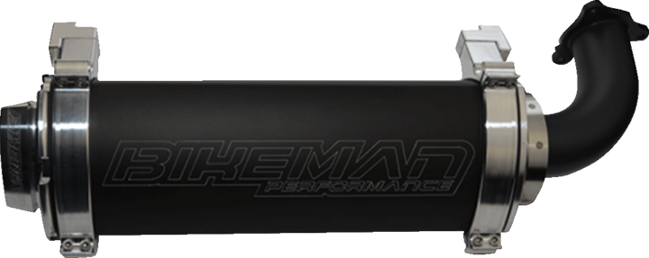 Bikeman Performance Rzr Xp Turbo Muffler - Black 17-318-SB