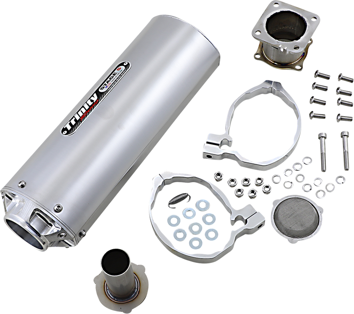 Trinity Racing Muffler - Brushed TR-4176S