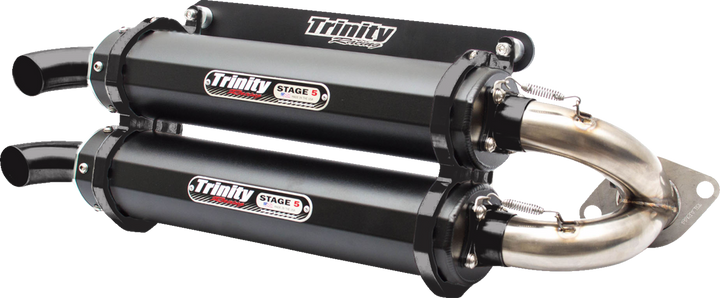 Trinity Racing Stage 5 Slip-On Muffler - Cerakote Black TR-4118S-C2