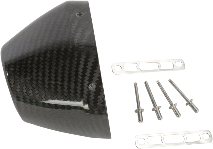 Fmf Replacement End Cap Kit - Carbon Fiber - Rct 40643