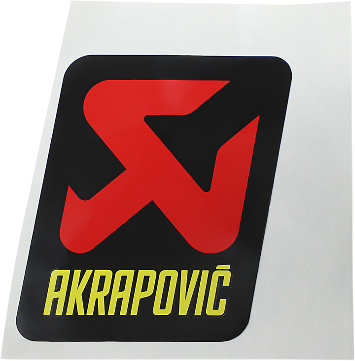 Akrapovic Replacement Sticker P-HST14AL