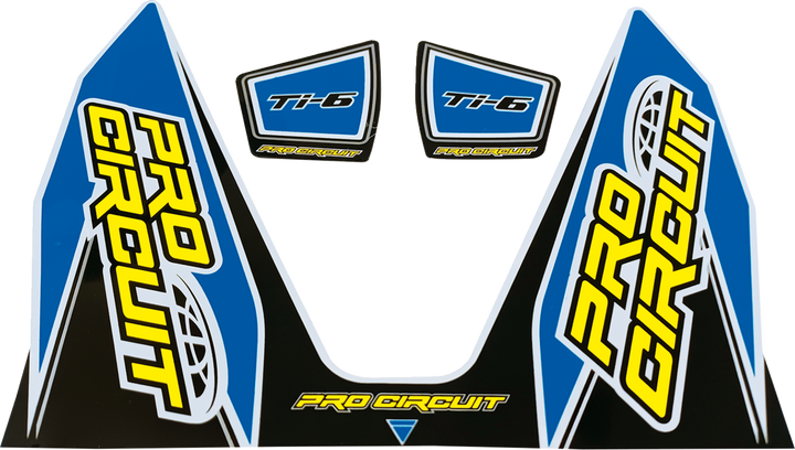 Pro Circuit Ti-6 Decal - Light Blue DC22TI6-LB