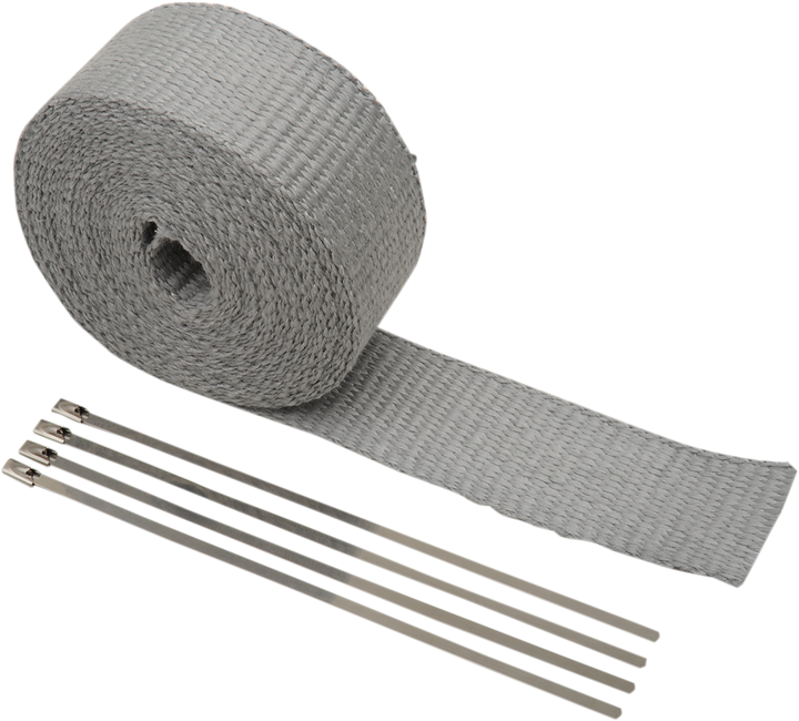 Cycle Performance Prod. Fiberglass Exhaust Wrap Kit - Silver - 2" X 25' CPP/9056