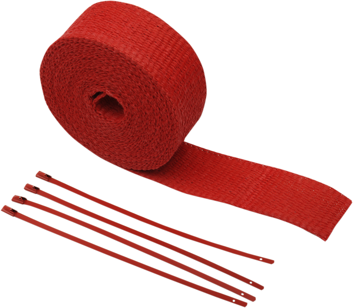 Cycle Performance Prod. Fiberglass Exhaust Wrap Kit - Red - 2" X 25' CPP/9068R