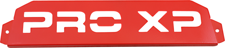 Bikeman Performance Rzr Pro Xp Exhaust Plate - Red 17-325-R