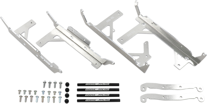 Moose Offroad Radiator Braces - Silver - Gas Gas/Husqvarna/Ktm 11-1019