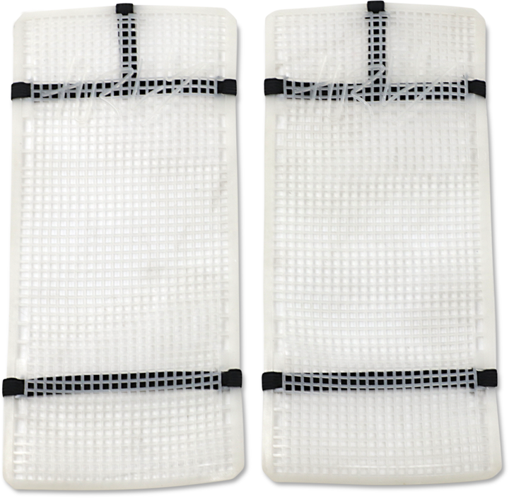 Moose Offroad Mud Radiator Cover - White - Ktm HPRMUDKT2502TM