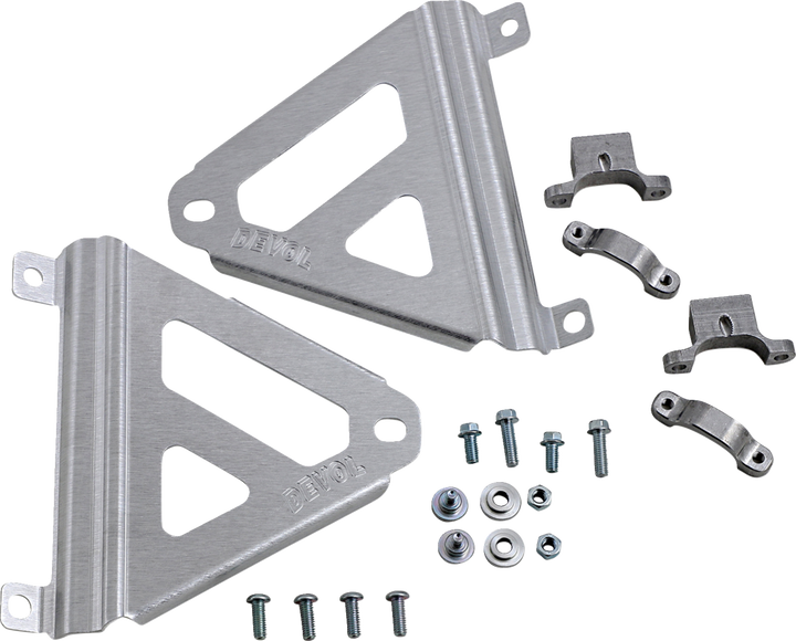Devol Radiator Race Brace Set - Honda 0122-1205