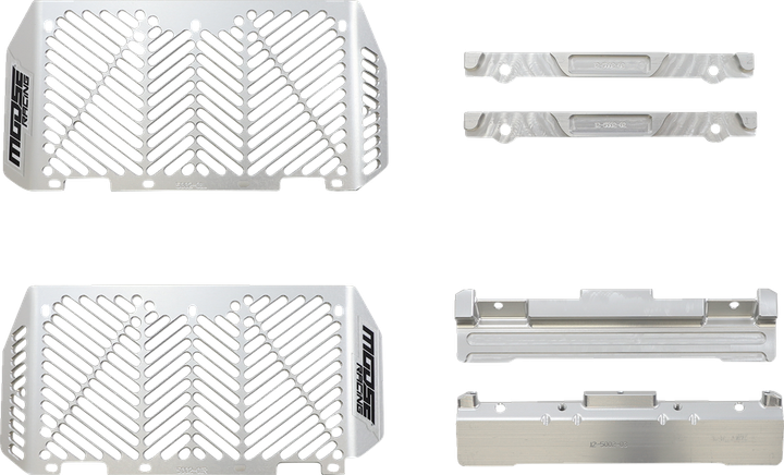 Moose Offroad Billet Radiator Guards - Silver - Yamaha 1169842
