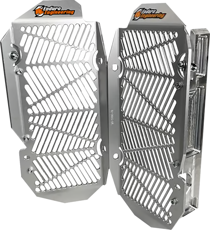 Moose Offroad Radiator Guards - Silver - Kawasaki 2237082