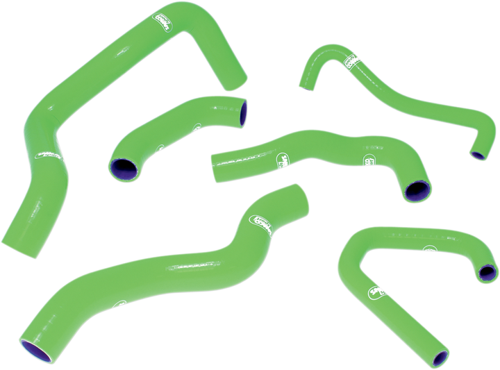 Samco Sport Radiator Hose Kit - Green - Kawasaki KAW-31-GN