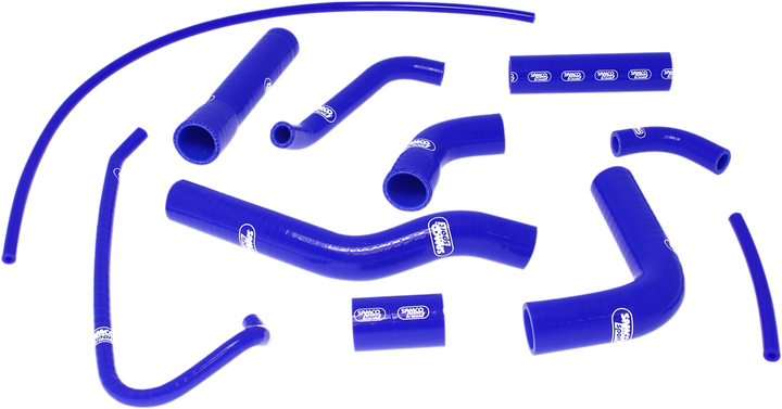 Samco Sport Radiator Hose Kit - Blue - Yamaha YAM-17-BL
