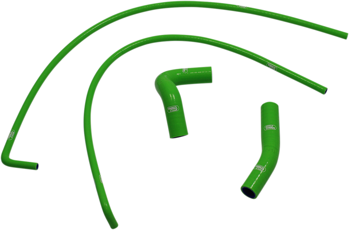 Samco Sport Radiator Hose Kit - Green - Kawasaki KAW-89GRN