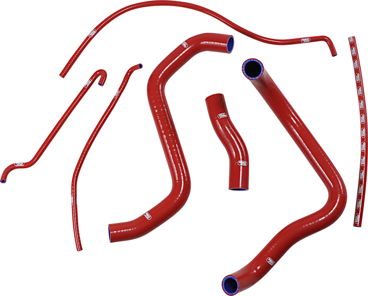 Samco Sport Radiator Hose Kit - Red - Suzuki SUZ-35-RD
