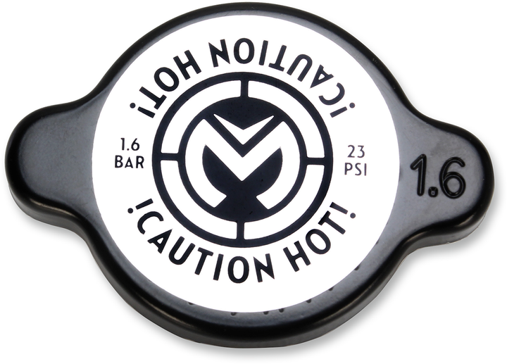 Moose Offroad High Pressure Radiator Cap - Black - 1.6 Bar 212-1601