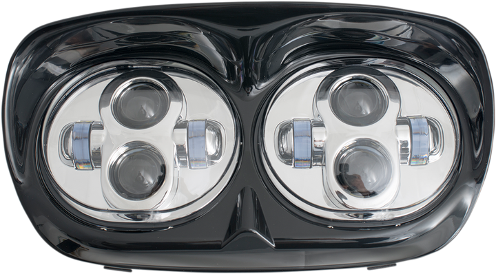 Rivco Products Headlight Assembly - Led - Chrome - Road Glide LED-145C