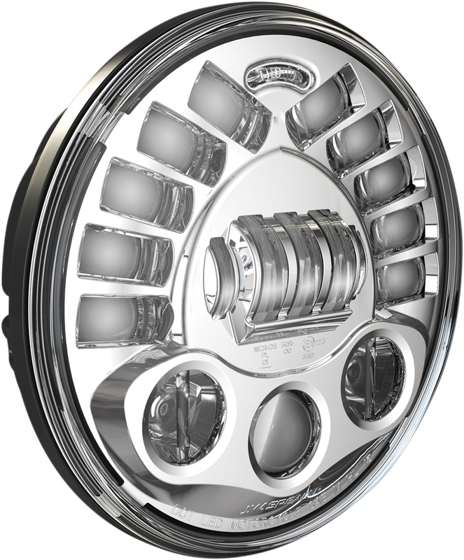 Custom Dynamics Adaptive Headlight - Pedestal Mount - Chrome PB-7PA-C