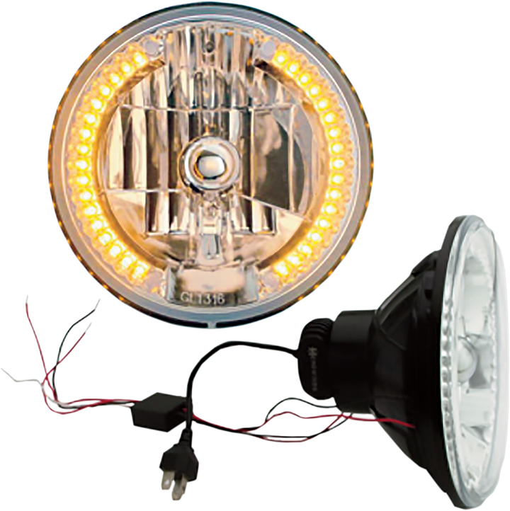 Headwinds 7" Led Headlight With Led Turn Signals 8-9727LEDWTA