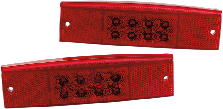 Moose Offroad Taillights - Led - Ranger Mid - Red 100-2350-PU