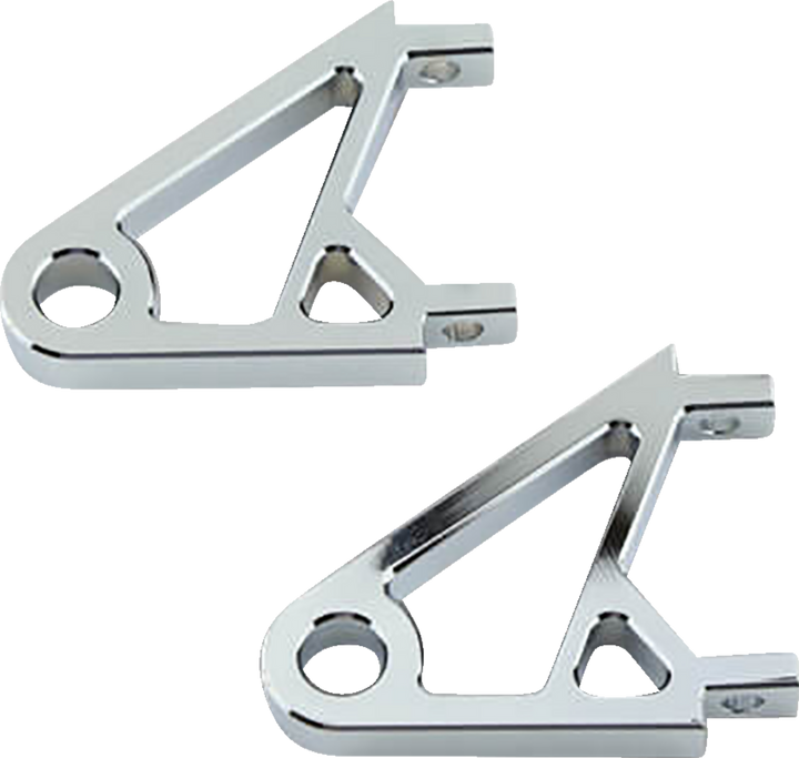 Highsider Headlight Bracket - Extra Short - Chrome 220-817