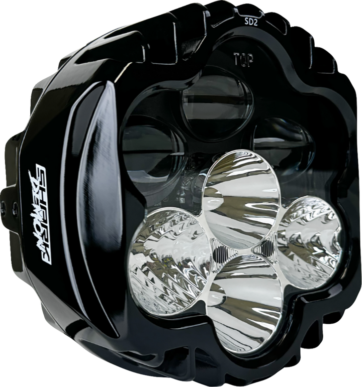 Custom Dynamics Led Headlight - Shark Demon - Flhx/Flhl SD2-23BAT-W